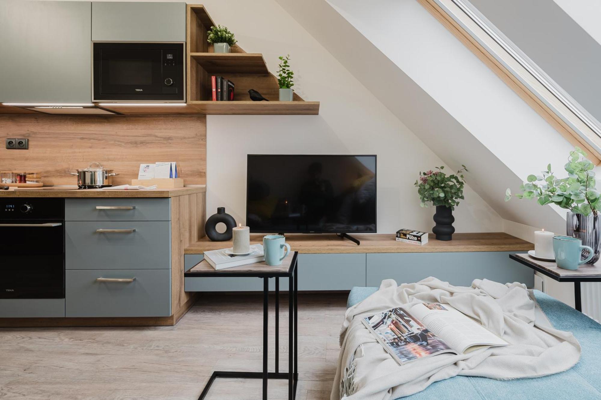 Apartamento Days - Attic 1bdr - Workspace - Garage - Smichov Praga